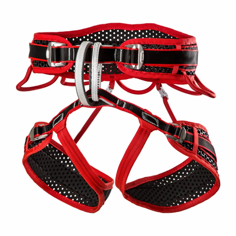 Ocun arnés WeBee Bigwall rojo/negro